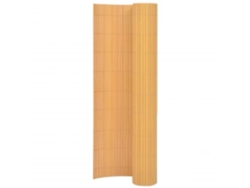 Panel de valla VIDAXL Amarillo PVC  (90x400cm)