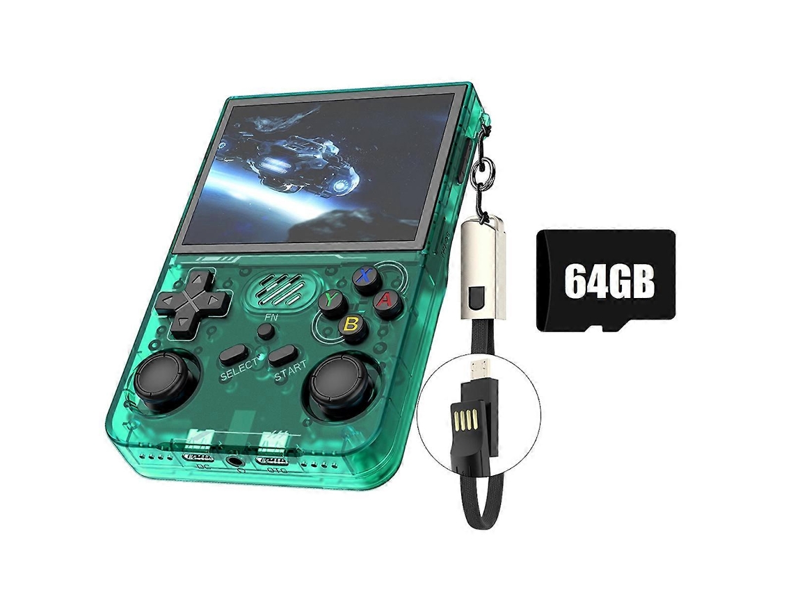 R36xx Retro Handheld Game Console 64g 20000games 3.5 Inch Screen Wifi Linux Portable Pocket Video P