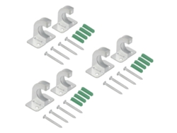 Soporte de pared para carrete de manguera de jardín portátil de metal