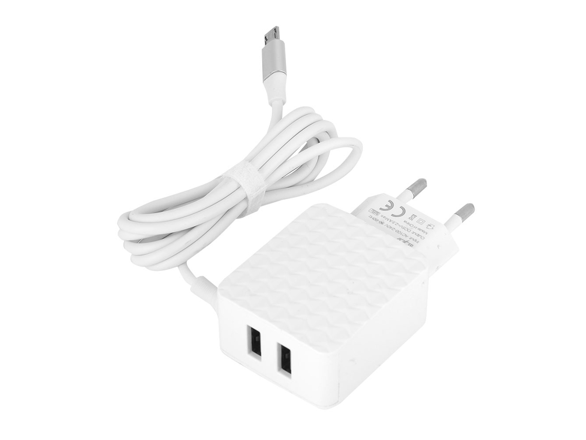 Conector De Carga (carga Rápida Dual Usb Con Cable Android)