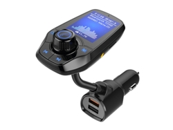 Transmisor FM Bluetooth Fwinl T26d, manos libres, pantalla grande, QC3.0, carga rápida, para coche