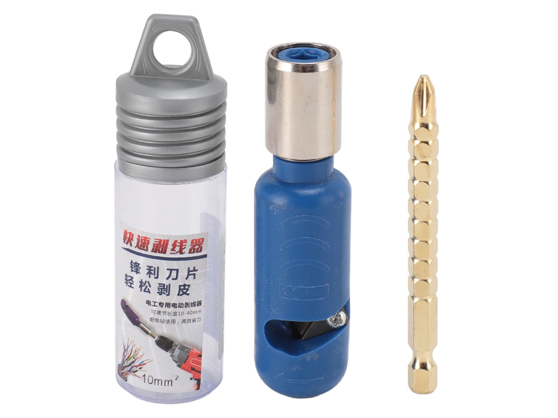 Pelacables Para Taladro Eléctrico Con Adaptador Multifuncional De 10 Mm².