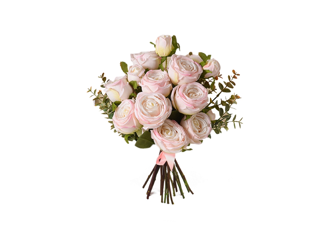 Rosas europeas artificiales para decoración de habitaciones y regalos.