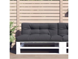 Cojín para sofá Pallet 120x40x12 cm Tela antracita HARLANV1