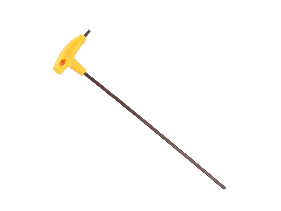 Chave Hexagonal De Aço Liga Com Cabeça Plana Em Forma De T Para Torção Grande Portátil 5mm