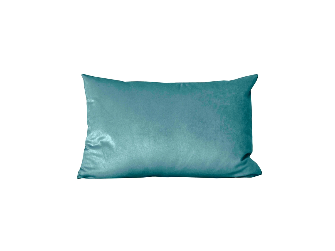 Cojín Rectangular De Terciopelo Verde 50x30 Cm - Nauru