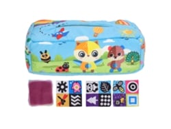 Caja De Juguete De Peluche Suave Para Bebé Con Toallitas Húmedas Y Sonido Crujiente
