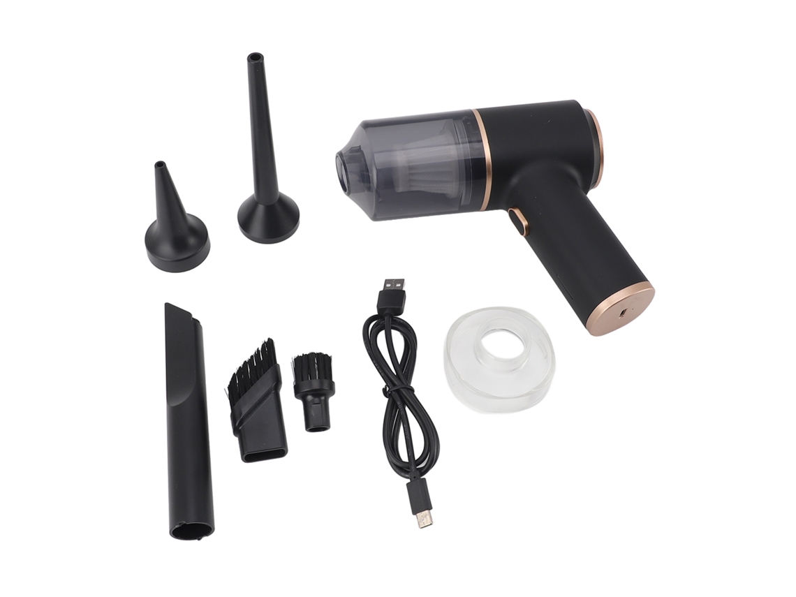 Aspiradora De Mano Potente, Ligera E Inalámbrica Para Coche Y Hogar, Con Múltiples Funciones Y Accesorios.