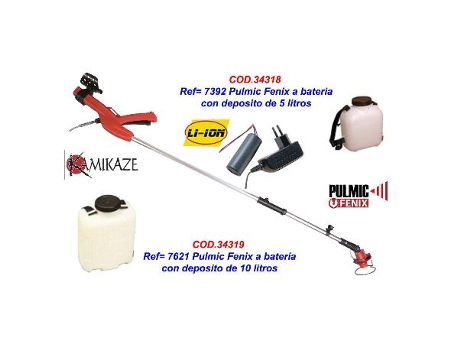 Kamikaze pulver.elect.bateria pulmic lanza fenix+depo. 5 l 7392