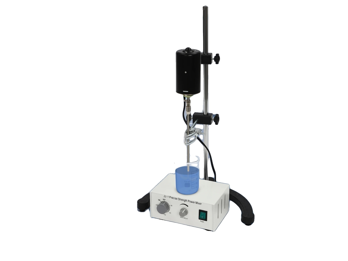 Agitador de sobremesa de 100 W CC, control de velocidad, base semicircular, temporizador de 120 minutos, acero inoxidable duradero OEM