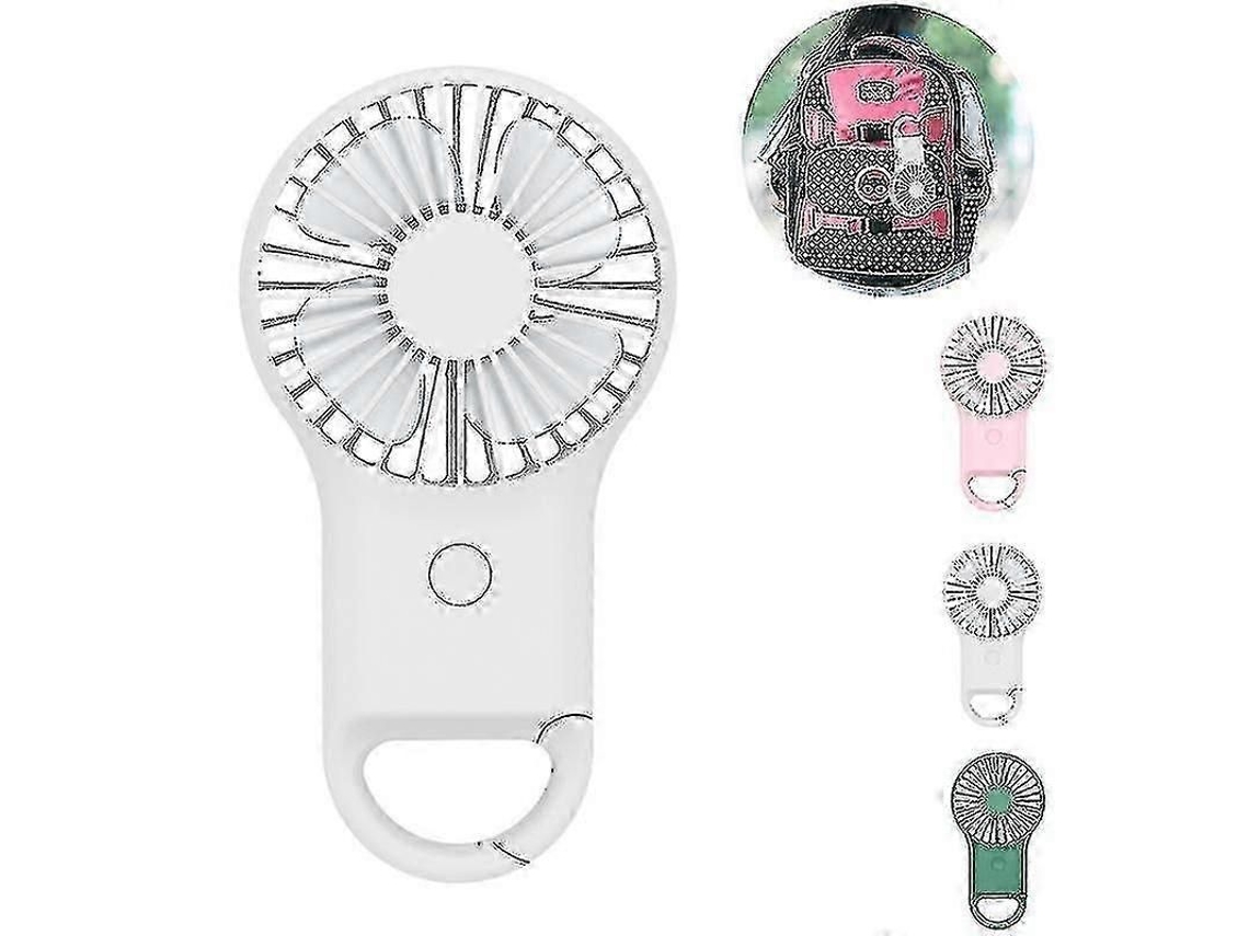 Mini Ventilador Portátil A Bateria, Recarregável Via Usb, Mini Ventilador De Mão 25-26s