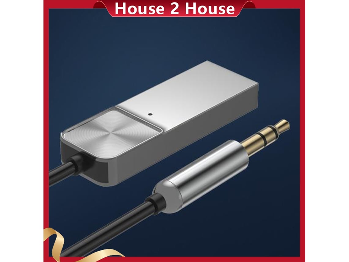 Receptor De Áudio Bluetooth 5.0 Para Carro Adaptador Aux Hands-free Kit Plug And Play Usb Para Estéreo Carro Casa