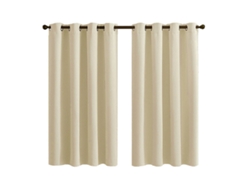 Cortinas Blackout 54 Pulgadas Largas 2 Paneles Para Dormitorio Salón Oscurecimiento Térmico Aislamiento Acústico Ahorro Energético Con Ojales Superior