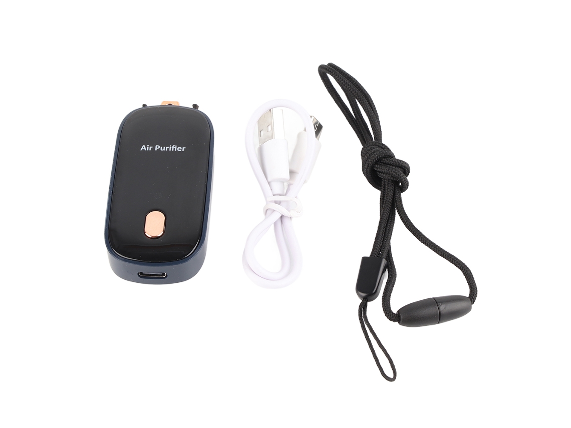 Purificador De Aire Portátil Colgante Recargable Mini Limpiador De Aire Para Dormitorio Y Coche