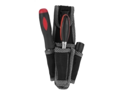 Bolsa Multifuncional Negra Para Herramientas Eléctricas Con Cinturón Y Bolsillos De Almacenamiento.