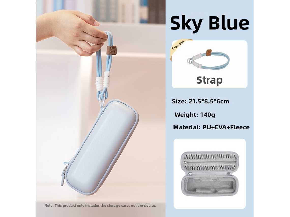 Bolsa Portátil À Prova Dágua para Dji Osmo Pocket4 À Prova de Choque HENTEN HOME Azul