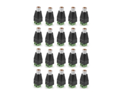 20pcs Adaptador Conector Balun Rca Hembra A Terminal Av De Video Y Audio
