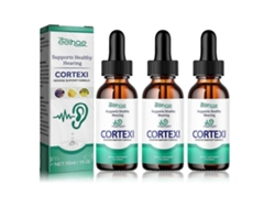 Gotas Cortexi Para Saúde Auditiva, Suporte À Audição, Tímpano Saudável E Alivio De Zumbido 30ml (1-3un)