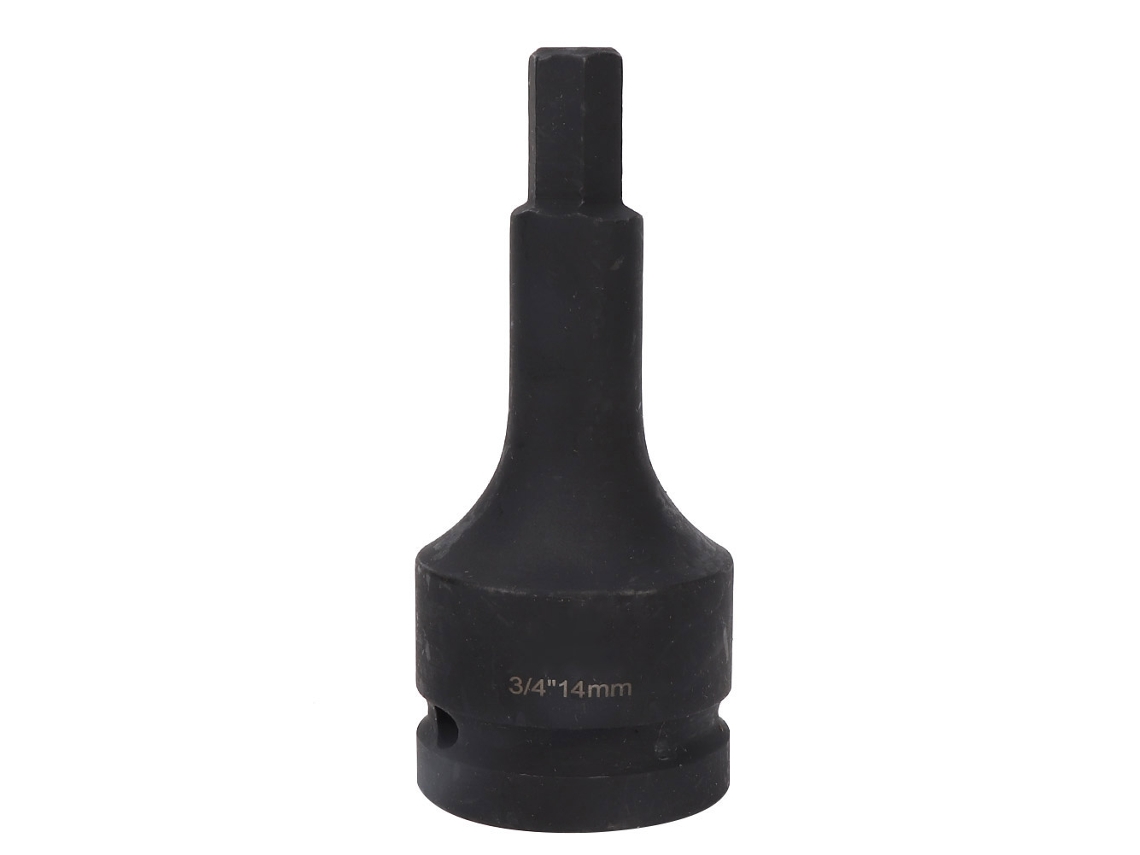 Chave De Impacto Hex 3/4 Polegada H14 Aço Cromo Molibdênio Acessório Ferramenta Manual Anti-explosão