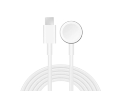 Cable magnético de carga rápida para Apple Watch Series 3 Tipo-C, 1 m, blanco