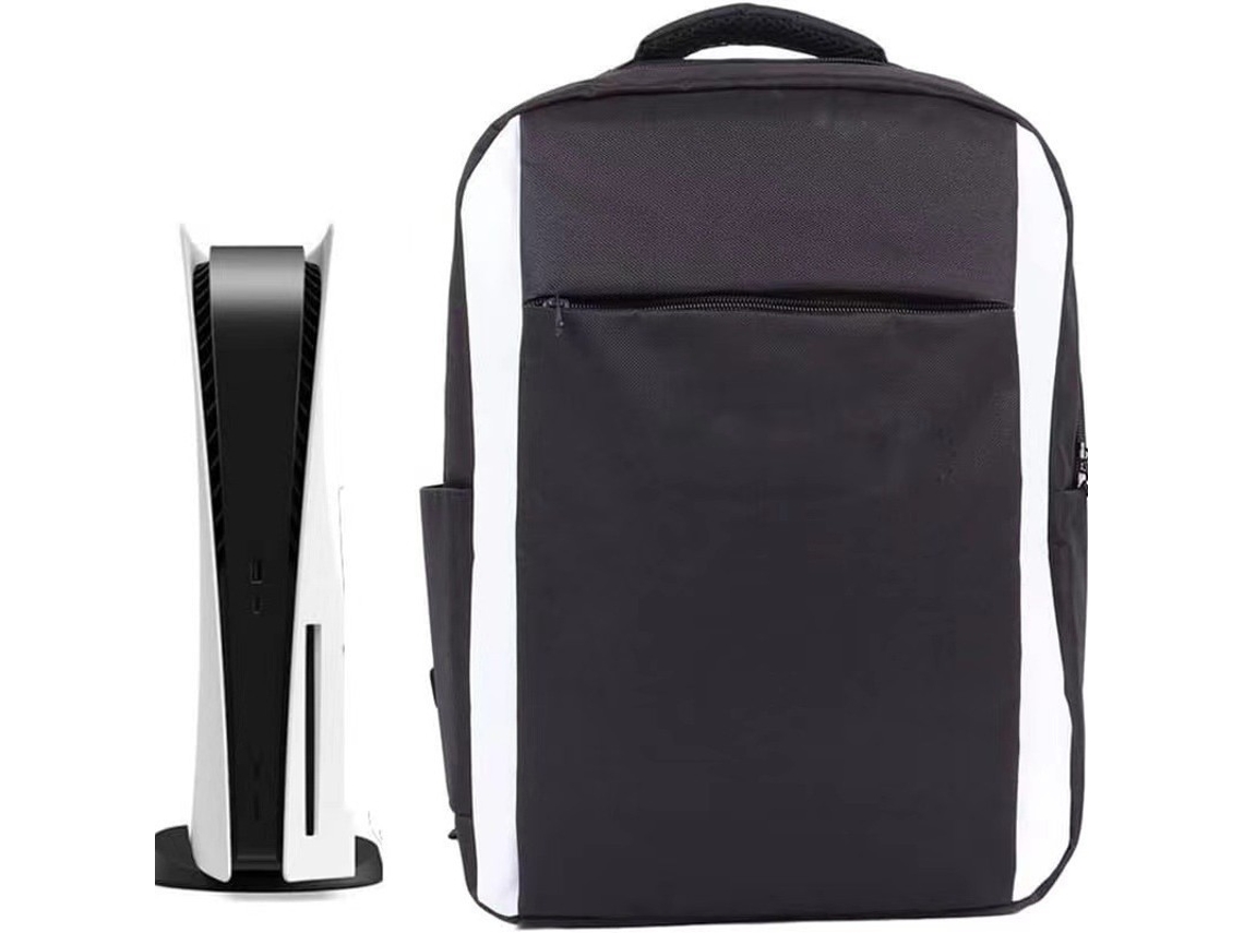 Mochila de almacenamiento para PS5 blanca con nuevo diseño inverso para PS5