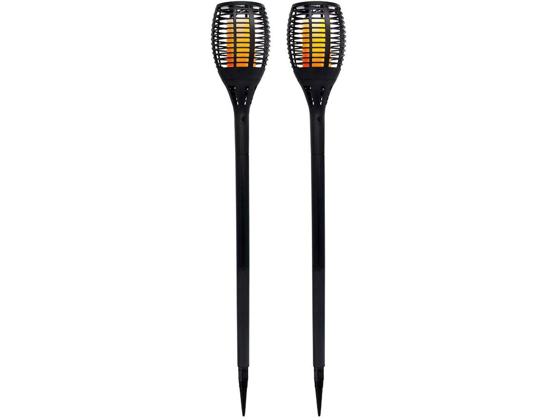 Iluminación Decorativa LUMI JARDIN (Negro - Plástico - 12x80 cm)