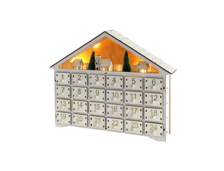 REBECCA MOBILI Calendario de Adviento Aristea Multicolor 34X42X9 Cm