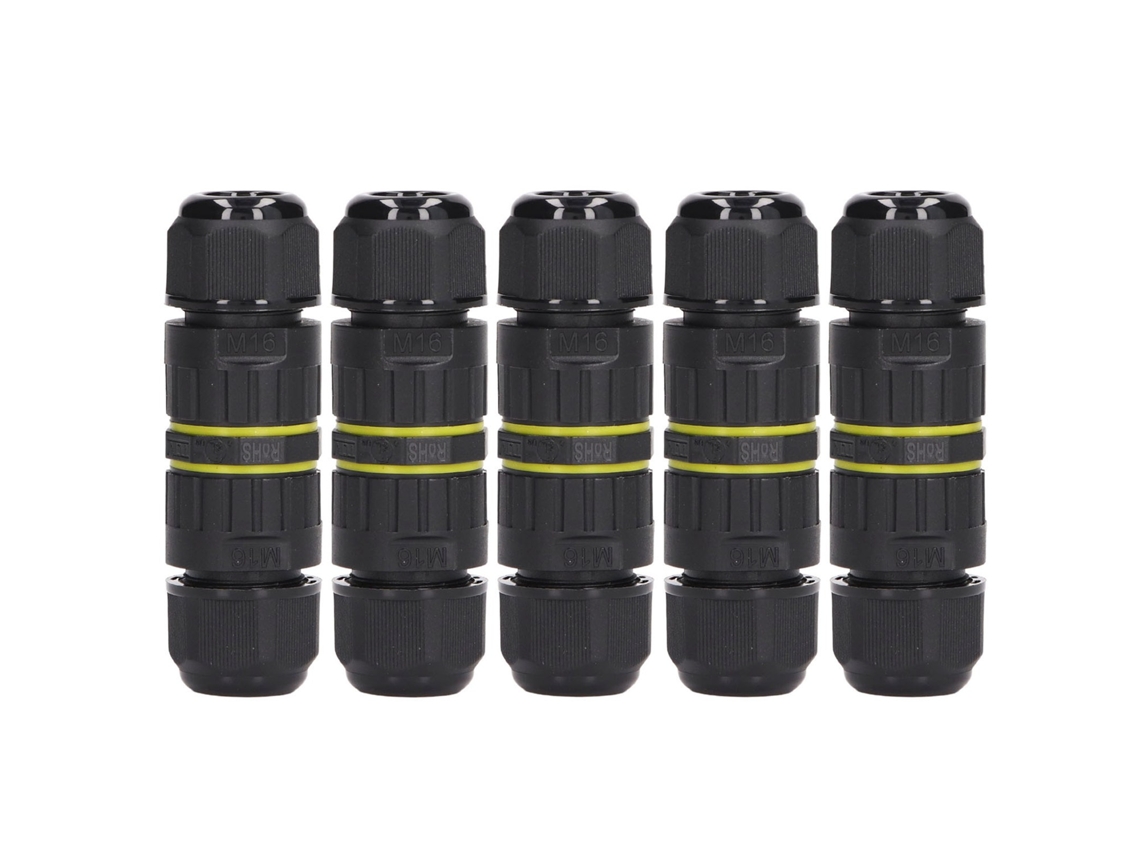 2026 Store-5 Piezas Conector De Cable Eléctrico Exterior Impermeable Ip68 Conectores De Cable De 3 Núcleos 7‑10mm
