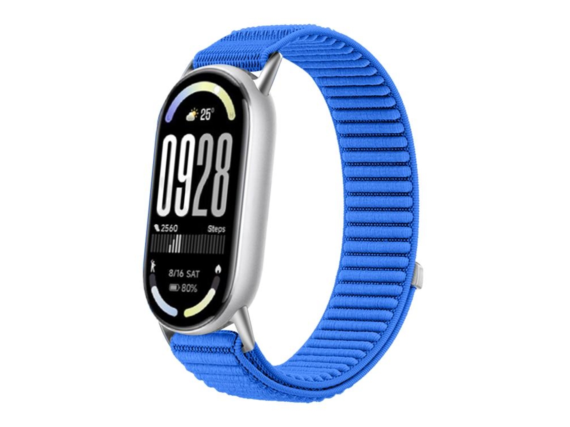 Correa para Xiaomi Smart Band 10/9/8 - Nylon trenzado - Cierre de velcro