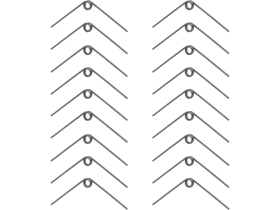 25 Resortes De Torsión De Acero Inoxidable, Fácil Reemplazo, Forma De V, En Piezas.