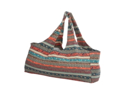 Bolsa De Yoga Extragrande Y Transpirable De Estilo Étnico Para Viajes, Gimnasio Y Almacenamiento De Equipo.