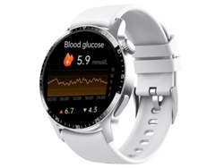 Reloj inteligente con monitorización de glucosa en sangre, oxígeno en sangre, frecuencia cardíaca, temperatura, salud, llamadas Bluetooth y varias funciones. Bestvite