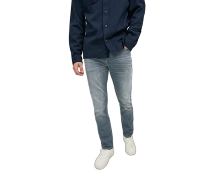 Pantalones Vaqueros para Hombre JACK & JONES (33x34 - Gris)