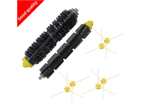 1 cepillo de cerdas, 1 cepillo batidor Flexible, 6 cepillos laterales para robots de limpieza al vacío Irobot Roomba serie 600 700 760 770 780 790