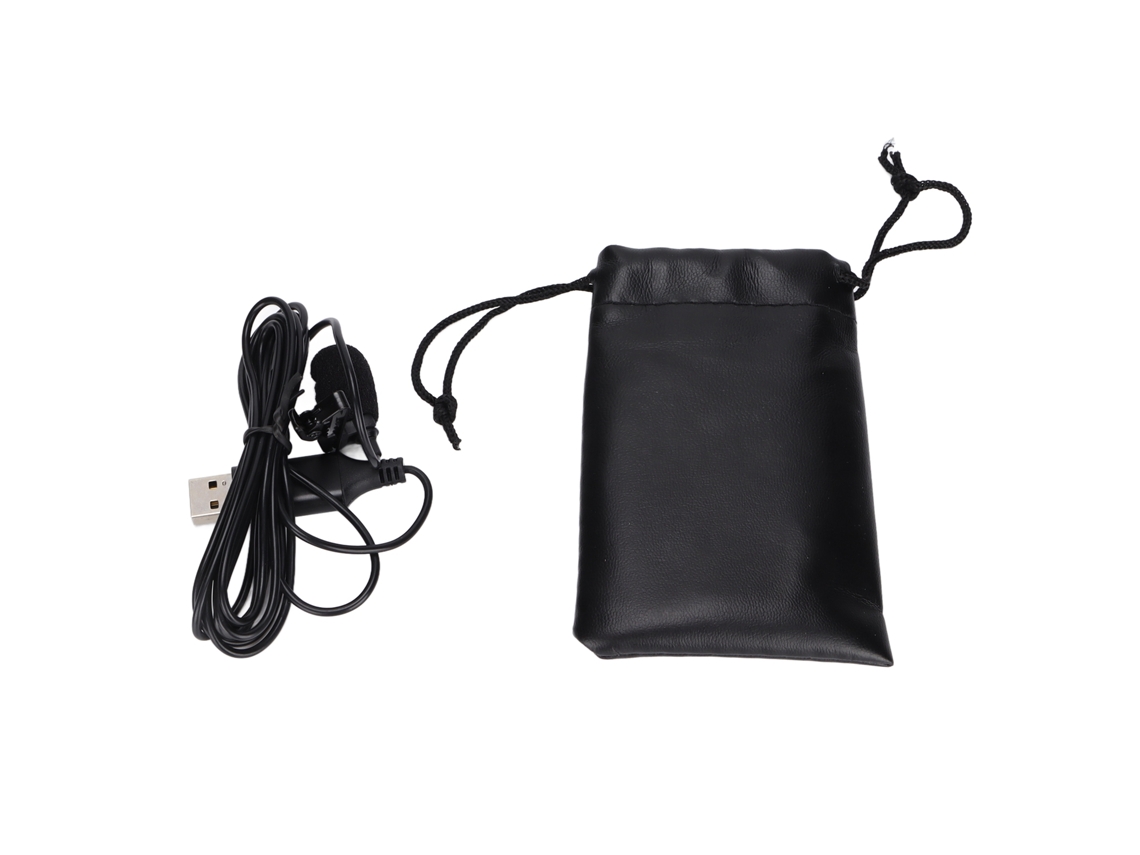Micrófono De Solapa Portátil Con Clip E Interfaz Mini Usb Con Cable Para Teléfonos Móviles Y Cámaras.
