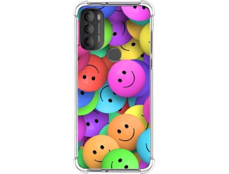 Carcasa Motorola Moto G71 5G TUMUNDOSMARTPHONE Dibujos Antigolpes Smile Multicolor