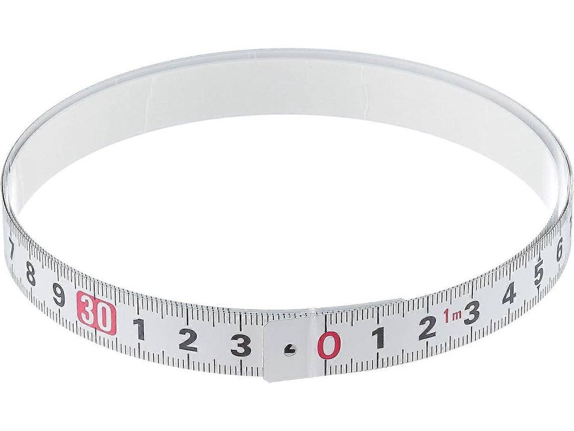 Cinta métrica adhesiva blanca Rosewell, 1 m/13 mm