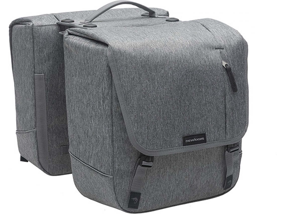 Alforja NEW LOOXS Alforjas Nova Racktime Impermeables Poliester Reflectantes (Gris)