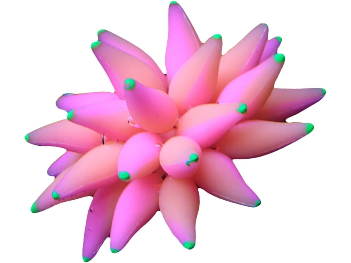 Planta Acuática Artificial Colorida Que Brilla En La Oscuridad Para Decorar Un Acuario.