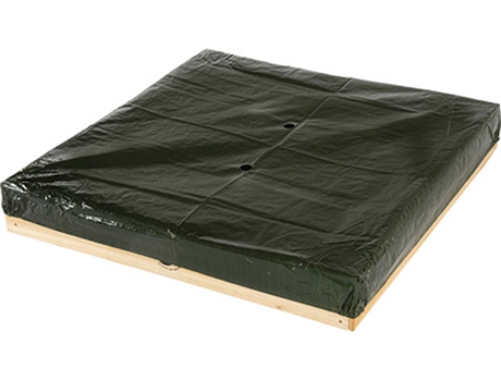 Cubierta de arenero de ciruela cuadrada de 90 cm