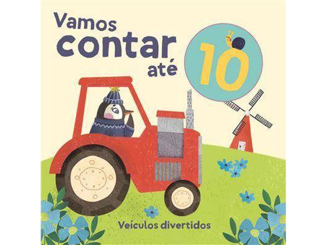 Libro Vamos Contar até 10 - Veículos Divertidos