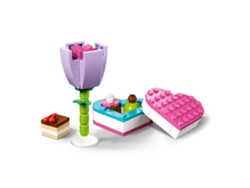 Caja de bombones y flor Lego 30411