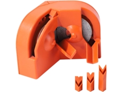 Afilador De Brocas 2-16 Mm, Naranja 108x69 Mm, 147 G, Con 3 Adaptadores, Práctico Y Eficiente