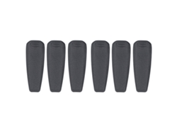 6 Clips Para Cinturón Para Radios Portátiles Icom Ic-f3001, Ic-4003 E Ic-v80 (abs)