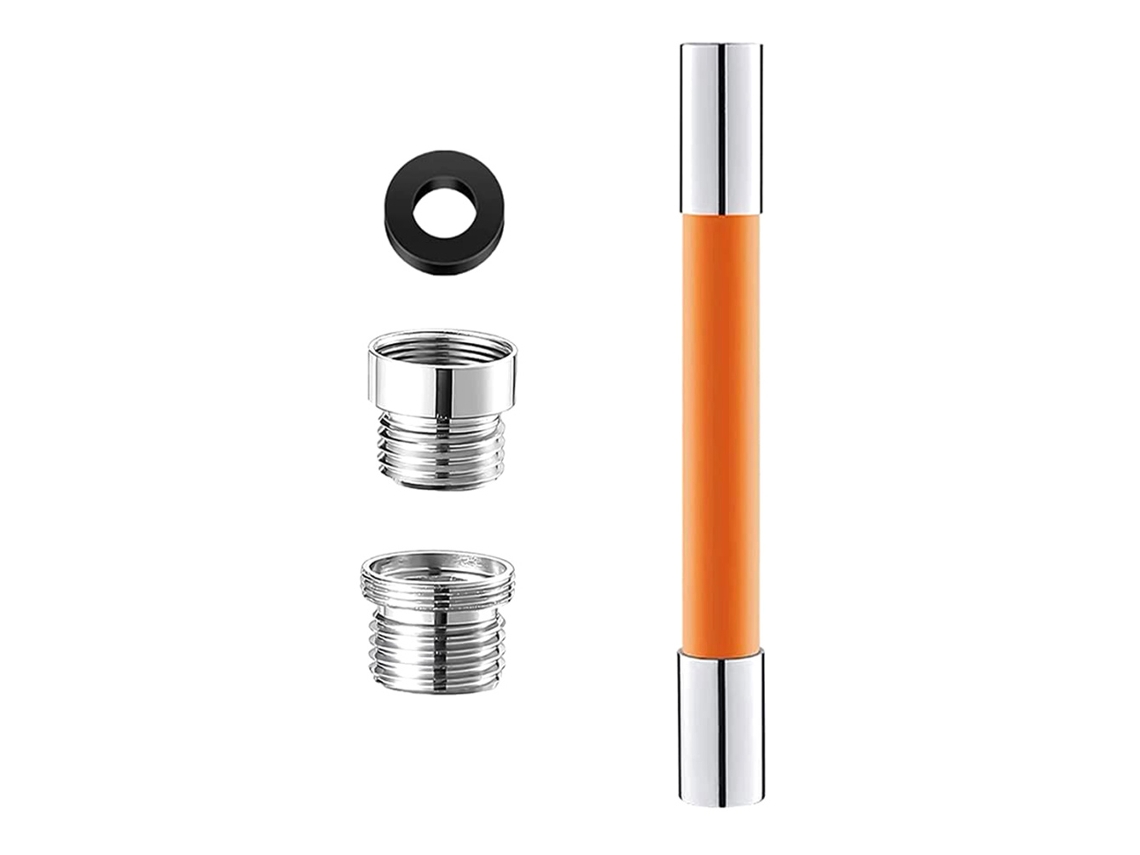 Extensión de grifo universal con conexión flexible de 360°