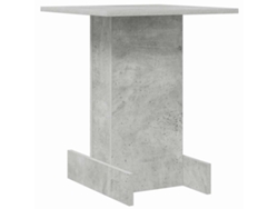 Mesa auxiliar | Mesa de comedor | Gris, 44,5 x 45 x 55 cm, Madera procesada