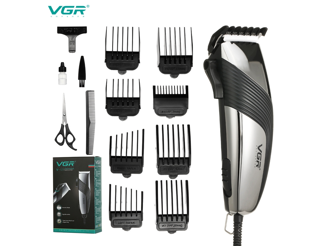 Cortapelos Eléctrico Con Cable, Recortadora De Pelo Doméstica, Set De Afeitado Y Corte De Pelo.