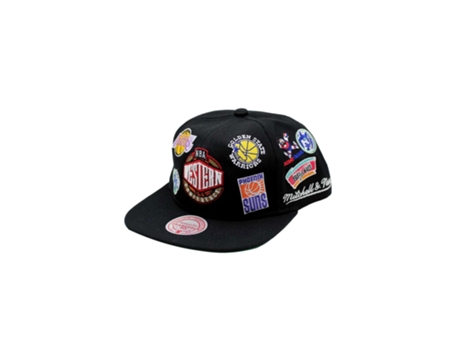 Gorra Negra Allover West Conference Snapback