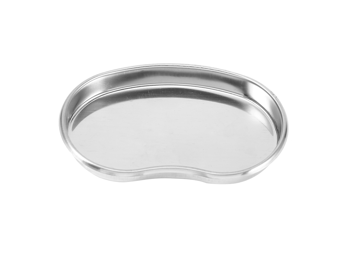 Bandeja Curva De Acero Inoxidable Para Uso Médico, Dental Y Quirúrgico.