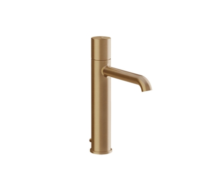 Mezclador monomando para lavabo Gessi Habito, con caño, con descarga de emergencia, proyección de 164 mm, UNITO, 70005